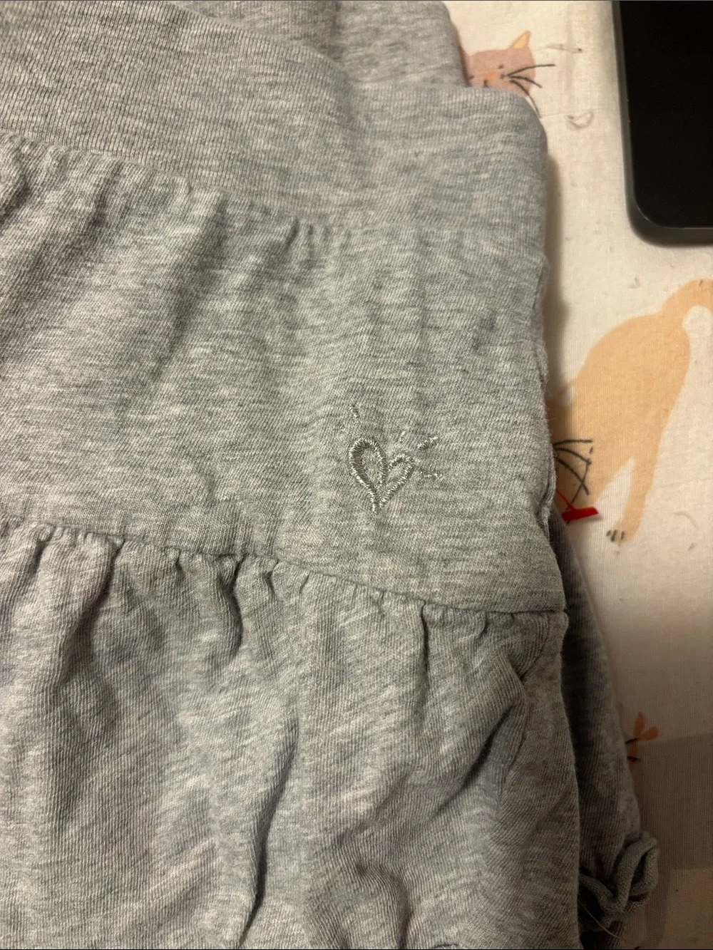 girls justice gray skort